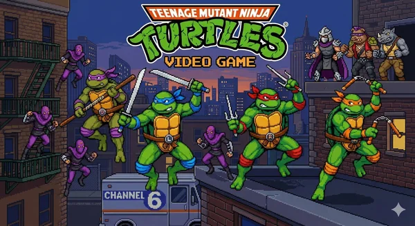 TMNT Turtles in Time arcade game